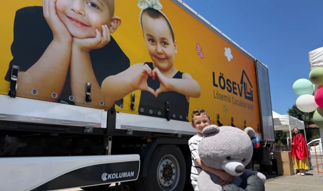 LÖSEV'in 'İyilik Tırı' Marmaralı ailelerle buluştu
