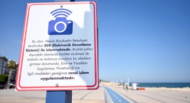 Mersin sahil şeridine 7/24 elektronik denetleme sistemi