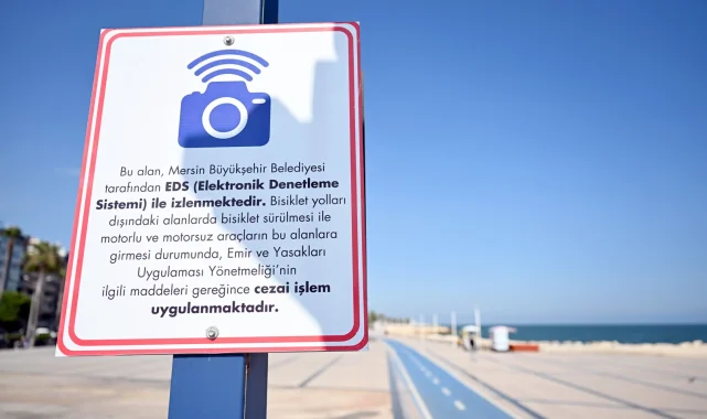 Mersin sahil şeridine 7/24 elektronik denetleme sistemi