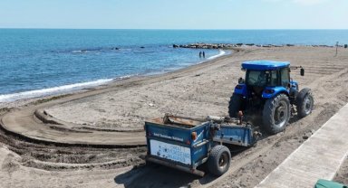 Ordu'da plajlar pırıl pırıl hazırlanıyor