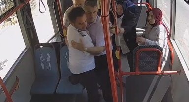 Sakarya Büyükşehir'in otobüsünde bir manevrayla bir hayat kurtuldu
