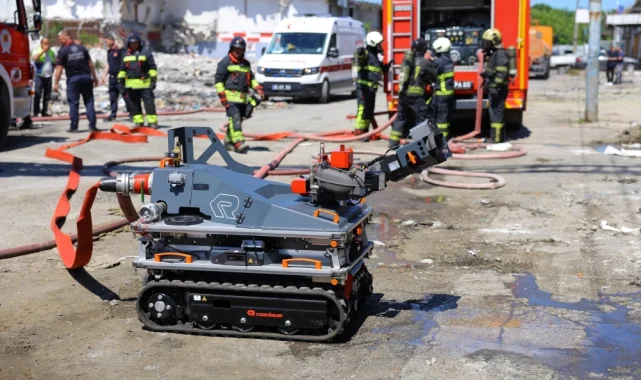 Samsun İtfaiyesi "Alevkıran" robotuyla güçleniyor
