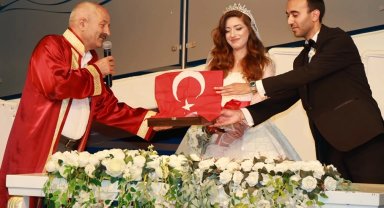 Sultan II. Abdülhamid Han'ın torununun nikahını Başkan Büyükgöz kıydı