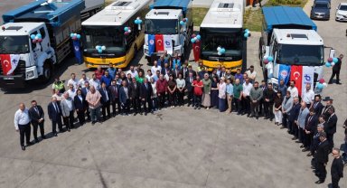 Trabzon Büyükşehir Belediyesi filoya 5 yeni araç kazandırdı