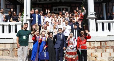 Altın Karagöz ekiplerinden Başkan Vekili Biba'ya ziyaret