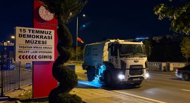 Ankara Keçiören'de NATO için temizlik mesaisi