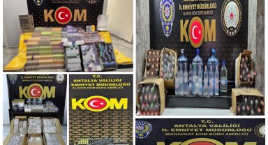 Antalya'da kaçakçılık operasyonları... 19 şüpheliye adli işlem