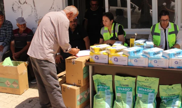 Antalya'da sel mağduru üreticilere destek