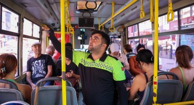 Antalya'da toplu taşımada klima denetimleri sürüyor