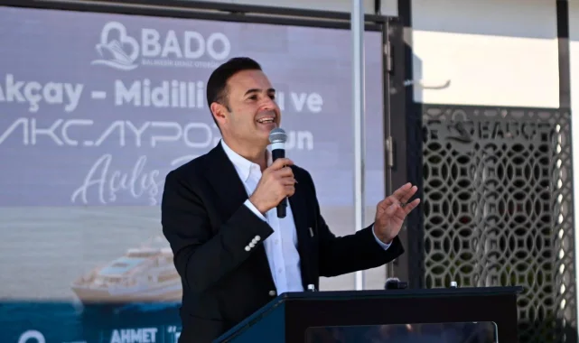 BADO'nun Akçay-Midilli Hattı açıldı