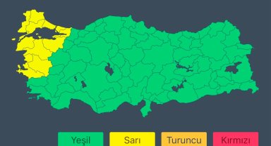 Bakanlık sarı kodla uyardı: Fırtınaya dikkat!