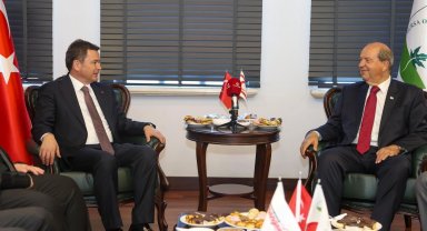Başkan Erkan Aydın, Ersin Tatar'ı ağırladı