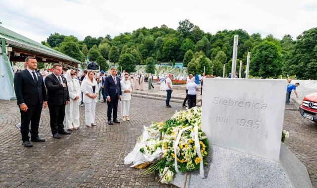 Başkan Tugay Srebrenica Katliamı'nı anma törenlerine katıldı