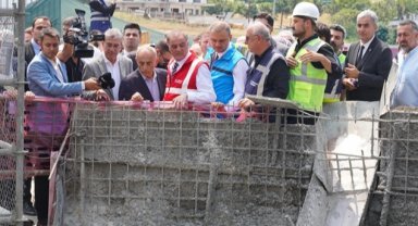 Beylikdüzü'nde Gürpınar Yağmur Suyu Tüneli için temel