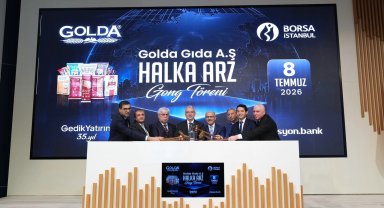 Bu kez gong 'Gold Gıda' için çaldı