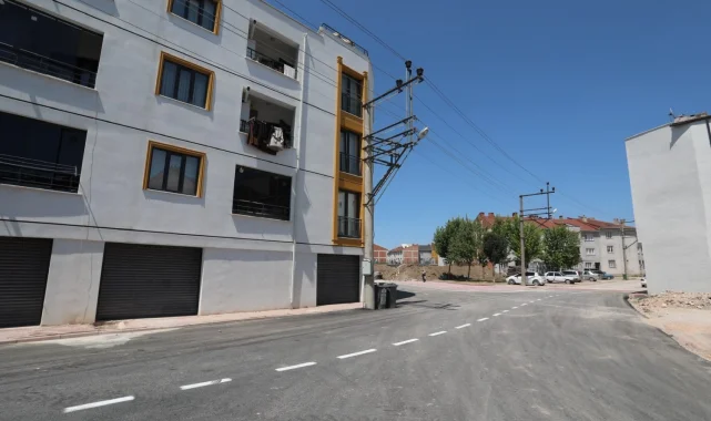 Bursa İnegöl'de asfalt ve otopark çalışmalarına yerinde inceleme