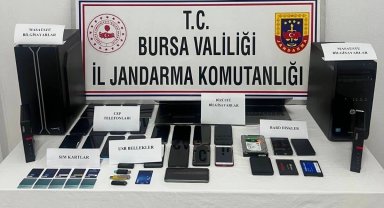 Bursa Jandarması'ndan milyonluk dolandırıcılık operasyonu: 7 tutuklama!