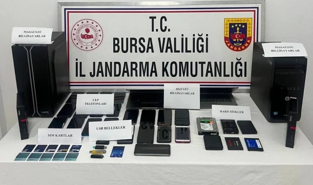 Bursa Jandarması'ndan milyonluk dolandırıcılık operasyonu: 7 tutuklama!
