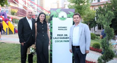 Bursa Osmangazi'de Lale Karabıyık'ın adı çocuk parkında yaşatılıyor