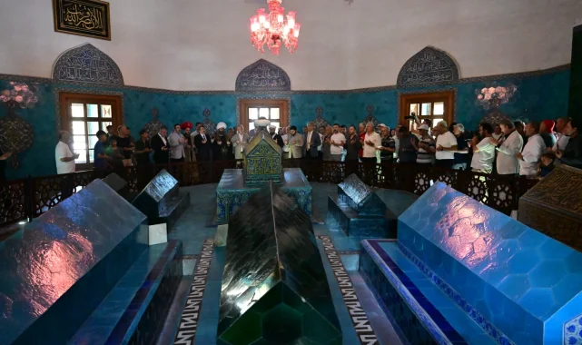 Bursa Yıldırım'da Sultan Çelebi Mehmed dualarla anıldı