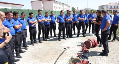 Cezaevine yangın eğitimi
