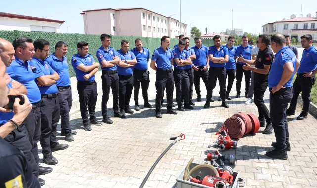 Cezaevine yangın eğitimi