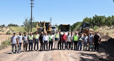 Denizli Kale'de üreticiye destek ve yol incelemesi