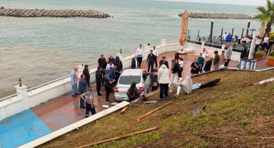 Düzce Akçakoca'da korkutan kaza