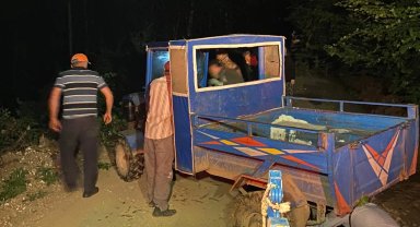 Düzce Yığılca'da pat pat şarampole uçtu!