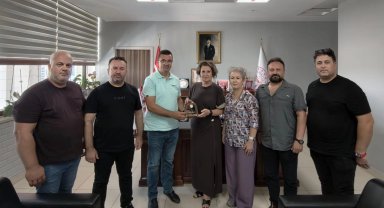 Edirneli gazetecilerden Başhekim Şimşek'e ziyaret