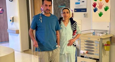 Erzurum'da 19 yıllık eşine karaciğerini verdi