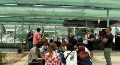 Eskişehir'de uluslararası öğrenciler Yerel Tohum Merkezini ziyaret etti