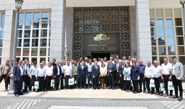 Gaziantep Şehitkamil'de Başkan Şahin muhtarlarla buluştu