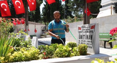 Gebze'de mezarlık ve şehitliklere kapsamlı bakım