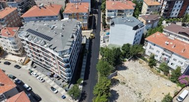 İstanbul Maltepe'de asfalt seferberliği sürüyor