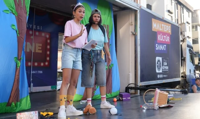 İstanbul Maltepe'de çocuklar "Çöp ve Hazine" ile hem eğlendi hem öğrendi