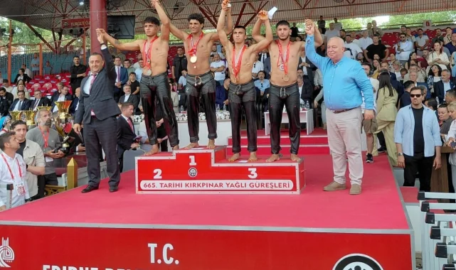 İzmitli pehlivanlardan Kırkpınar'da gururlandıran başarı