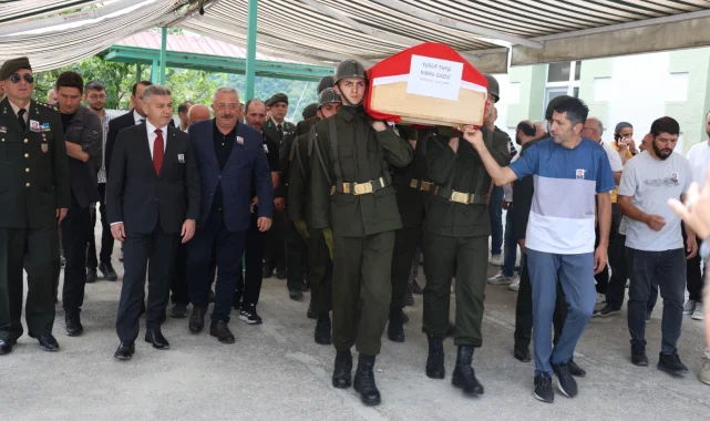 Kıbrıs Gazisi Yusuf Tayşi Artvin'de toprağa verildi