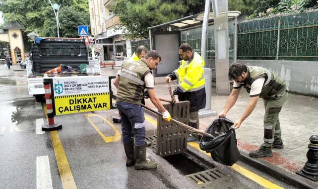 Kocaeli Büyükşehir kuvvetli sağanak sınavını başarıyla geçti