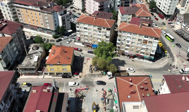 Kocaeli Gebze'de konforlu ulaşım için yol ve altyapı çalışması