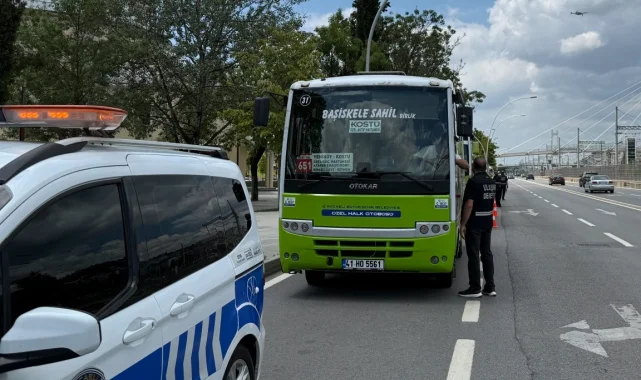 Kocaeli'de halk otobüslerinde klima denetimi