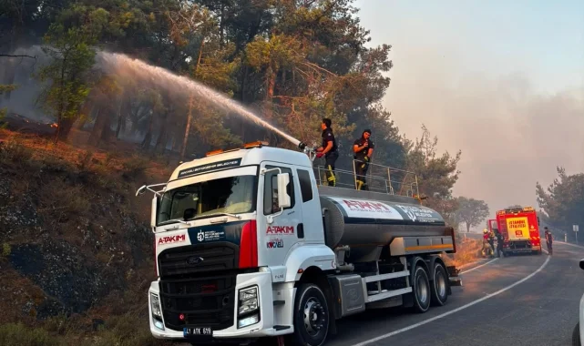 Kocaeli'den Balıkesir'e yangın desteği