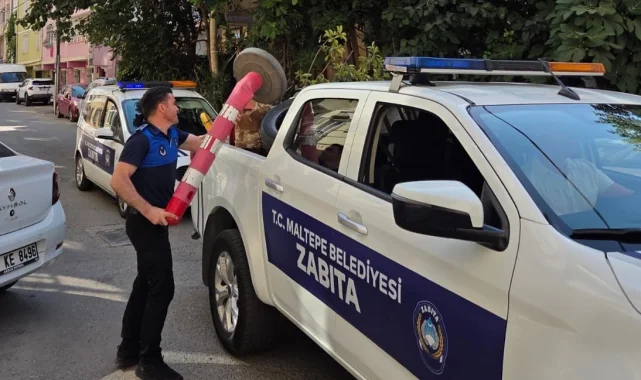 Maltepe'de kapsamlı kaldırım işgali denetimi