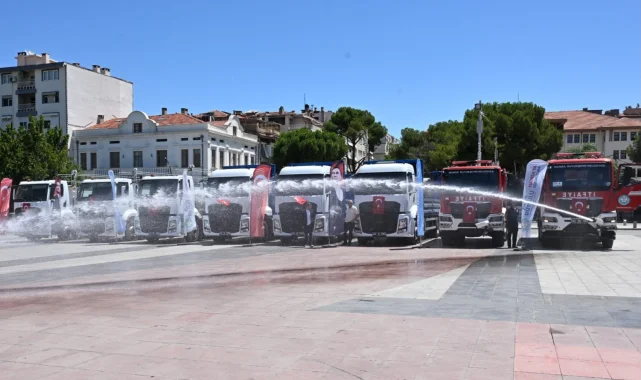 Manisa Büyükşehir'in araç filosuna 350 milyon TL'lik güç takviyesi
