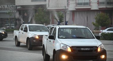 Manisa Sarıgöl'de ilaçlama çalışması