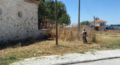 Manisa'da Karacaahmet Türbesi'nde Büyükşehir'den hummalı temizlik
