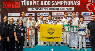 Minik judoculardan 8 madalya