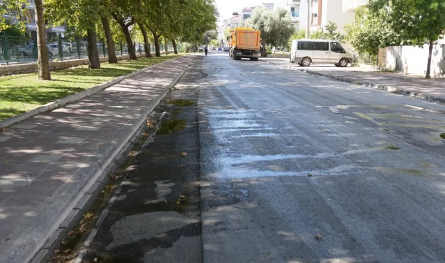 Muğla Milas'ta Ahmet Yesevi Caddesi yenileniyor