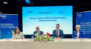 Muğla'daki rüzgâr projelerine 180 milyon dolarlık finansman anlaşması