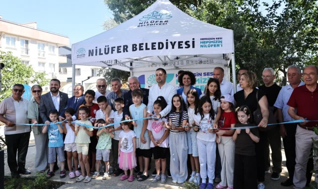 Nilüfer'de Çalı Mehmetçik Parkı açıldı